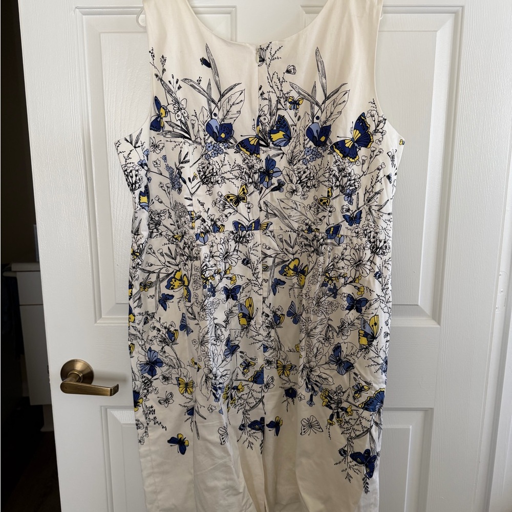 Talbots Floral Print Sleeveless Dress
